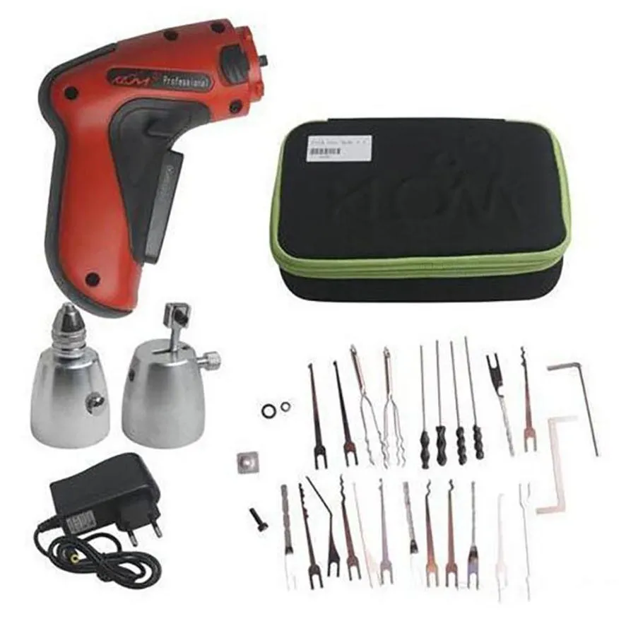 KLOM Original Electric Pick Gun PLUS With Carry Case Lock Pick Gun Made ...