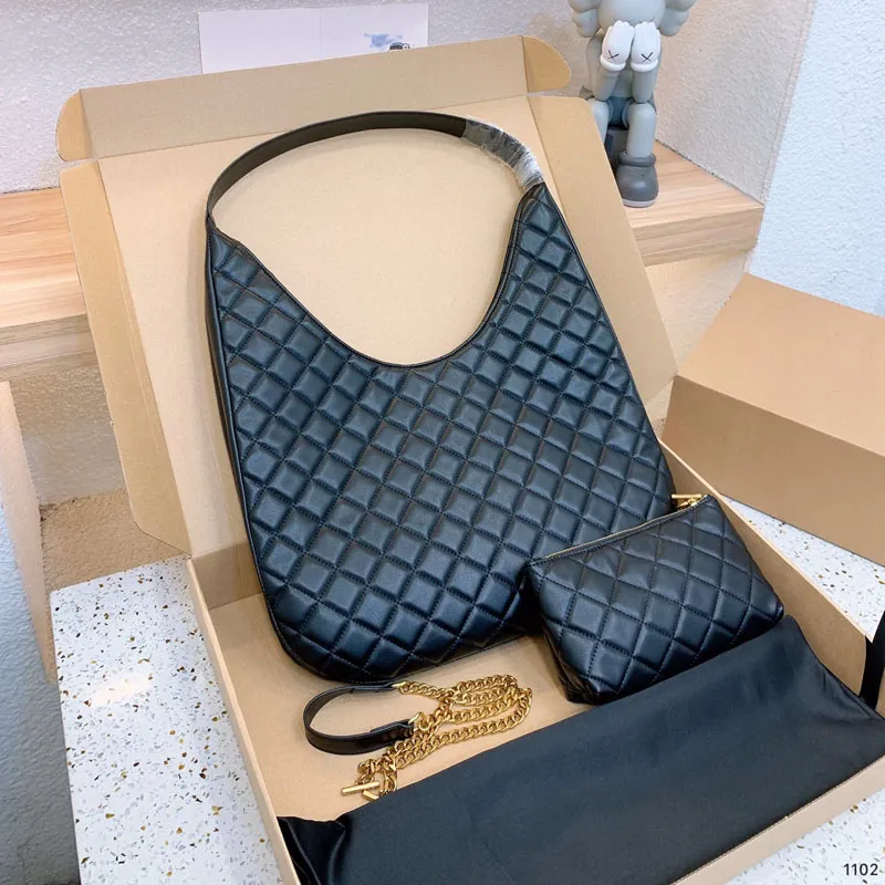 Borsa tote firmata Gaby Borsa da donna Borsa a tracolla Luxuey Icare Maxi Pelle di agnello Grande capacità Borsa shopping donna nera Portafoglio Borse a tracolla moda