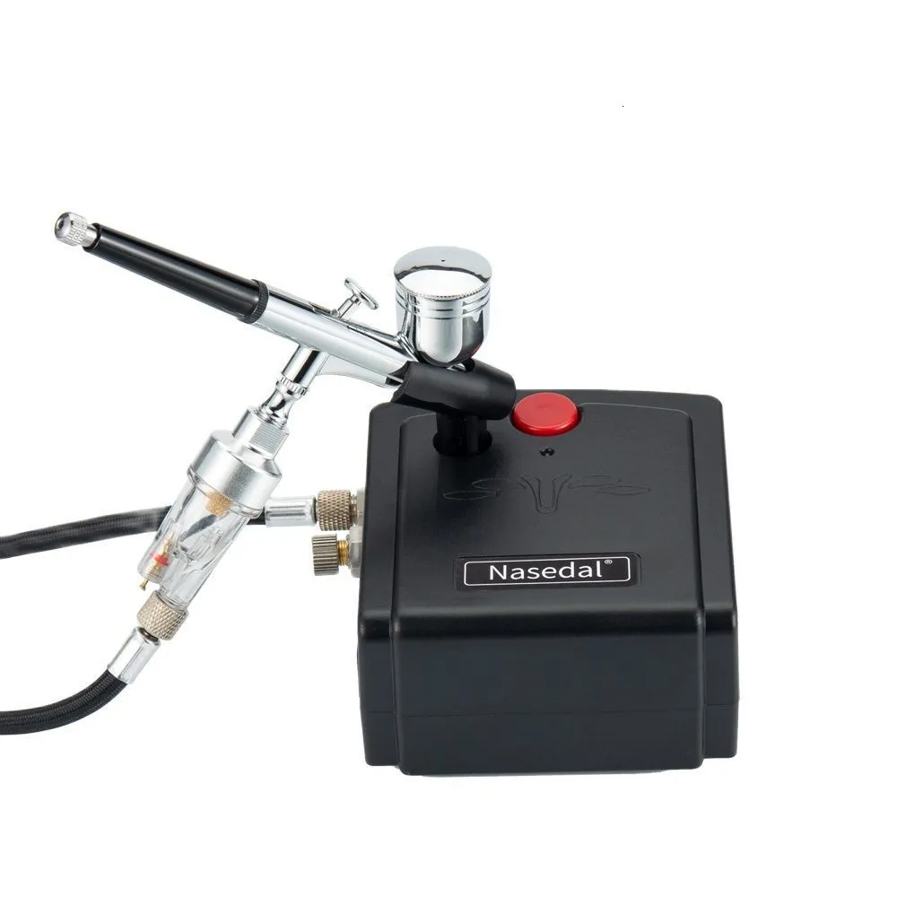 Metal Electric Airbrush Sprayer – 0.3mm Fine Mist, Handheld, 60-Minute Work Time, Steady Airflow, For DIY, Nail Art, Models & Precise Artwork