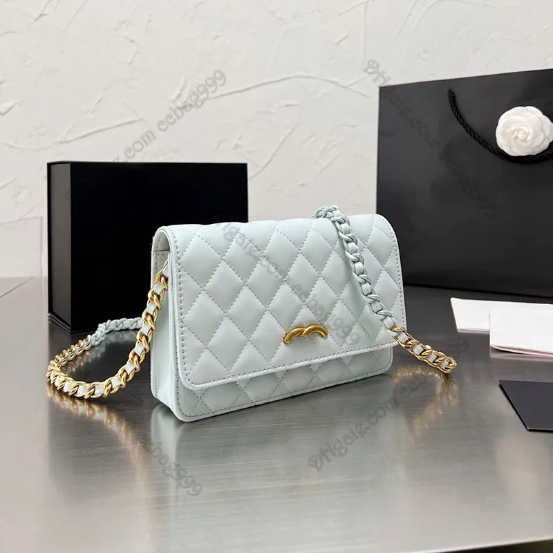 Luxury 2022 French Ladies Designer Wallets On Chain Genuine