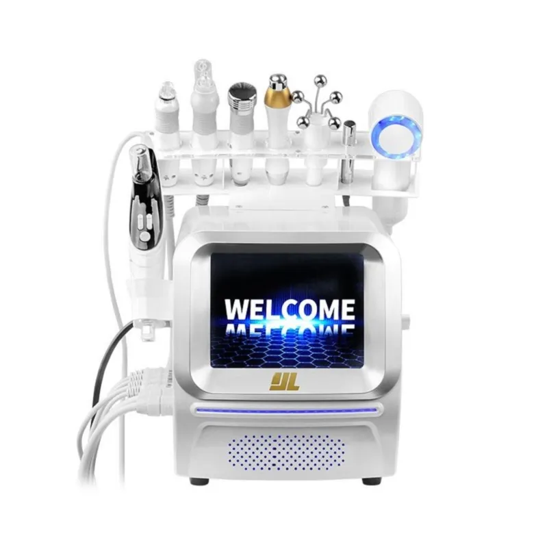 Hydrodermabrassion رذاذ الوجه الماس Microdermabrasion Machine Dermaplaning تقشير