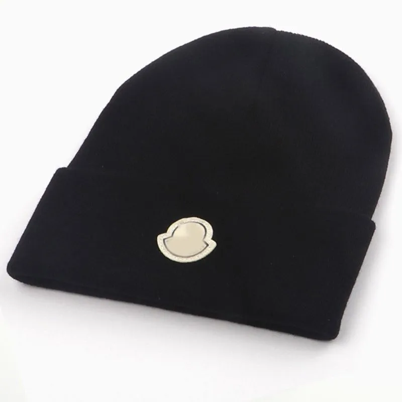 Mütze für Männer, luxuriöse Gänsehaube, Wintermütze, Designer-Mützen, Damen- und Herrenmützen, modische Straßenmütze, gestrickt, mit Buchstaben bestickt, warme Mützen, Unisex, lässig im Freien