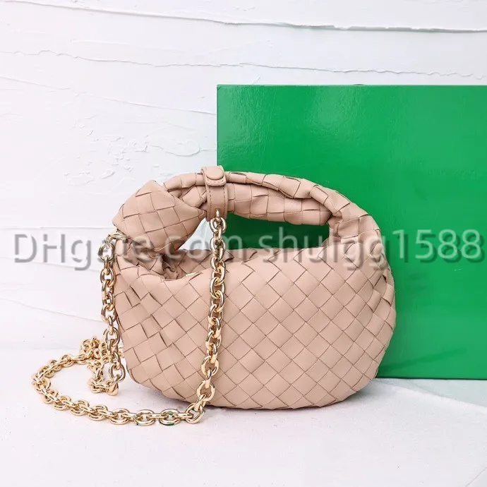 Portefeuille de luxe femmes sac à bandoulière Hobo Totes sacs à main chaîne classique pour femmes sacs à bandoulière en cuir tissé MINI JODIE Mini sac à main