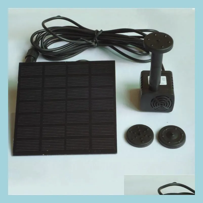 Watering Equipments Micro Solar Power Watering Pump For Home Garden Pool Landscape Fountain Fish Tank Oxygen Waters Cycle Equipment Dhird