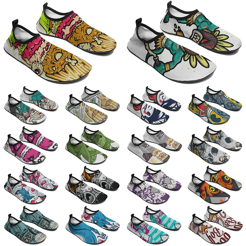 Mężczyźni Kobiety Niestandardowe buty DIY Water Fashion Modna Sneaker Multi-coloured142 męskie trenerzy sportowe na zewnątrz