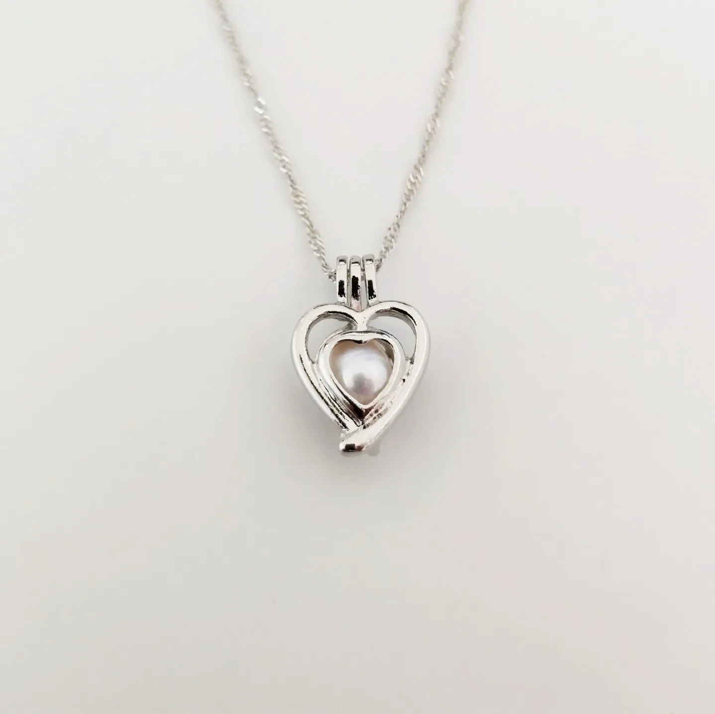 Lafonn Fancy Heart Pendant Necklace P0292CLP20 | W.P. Shelton Jewelers |  Ocean Springs, MS
