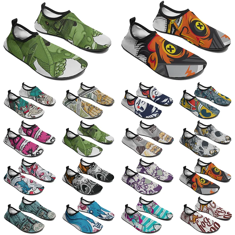 Mężczyźni Kobiety Niestandardowe buty DIY Water Fashion Modna Sneaker Multi-coloured223 męskie trenerzy sportowe na zewnątrz