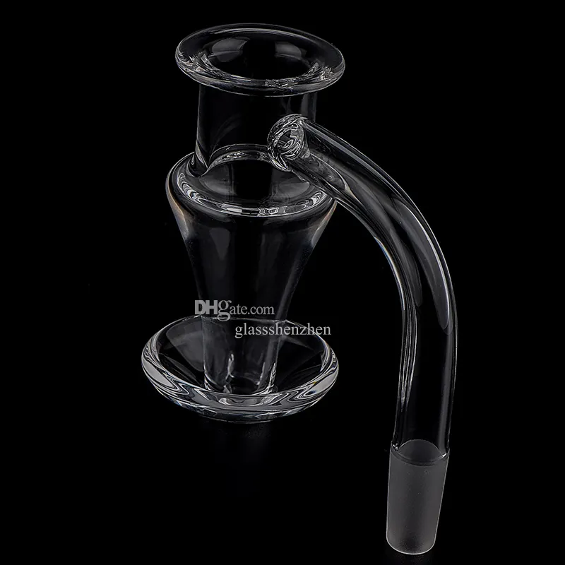 Acess￳rios para fumantes Terp Slurper Quartz Turbine Banger de 2,5 mm de parede 20mmod lises de cabeceira para os bonges de ￡gua de vidro Bongs Dab Rigs