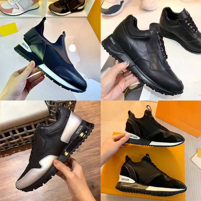 New Run Away Sneakers Platform Men Woman Runneakers أحذية رياضية حقيقية أفضل جودة نساء مسطحات المدربين غير الرسميين الأحذية الرياضية الحجم 35-46 NO12