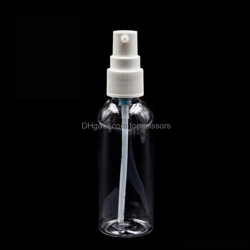 Outros itens de beleza de saúde de alta qualidade plástico transparente 20ml Travel portátil transparente por atomizador hidratando frasco de spray vazio ma dhiw8