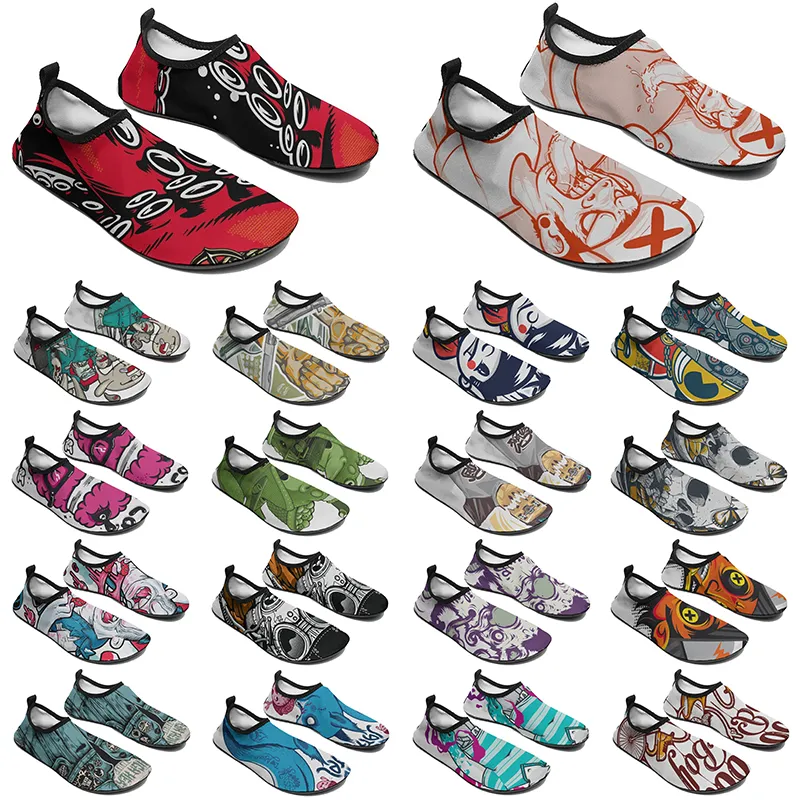 Sapatos personalizados DIY Homens Mulheres Sapato de Água Moda Personalizado Sneaker Multi-colorido27 Mens Outdoor Sport Trainers736 Ized S