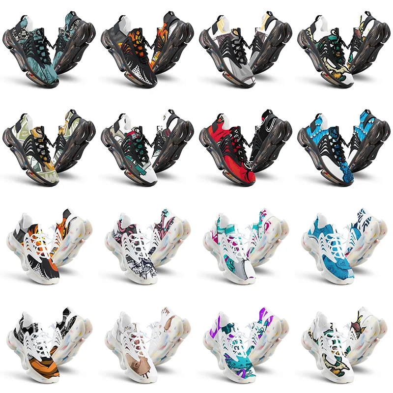 Hommes Femmes Chaussures de course personnalisées Artoon Animal Design bricol