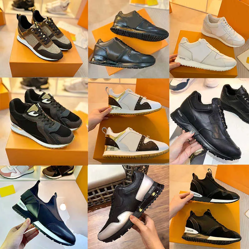 Projektant Luksusowe skórzane buty sportowe Buty sportowe na platformie Luksusowe skórzane buty na co dzień Męskie buty Moda Gumowa podeszwa zewnętrzna Sneaker Mieszane kolory Mieszkania Przypadkowi trenerzyNO12