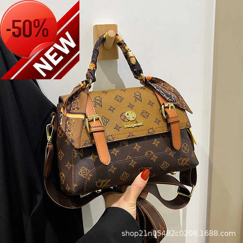 Der Shop hat 80 % Rabatt auf den Großhandel. Modetasche für Damen, 2023, Sommer, neue Schultertasche, Messenger, koreanische Version, große Kapazität, tragbar, Achselhöhle