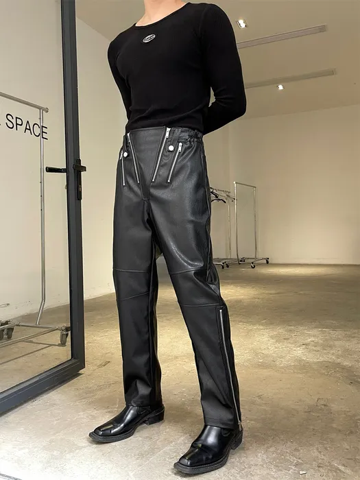 Heavy metal leather clearance pants
