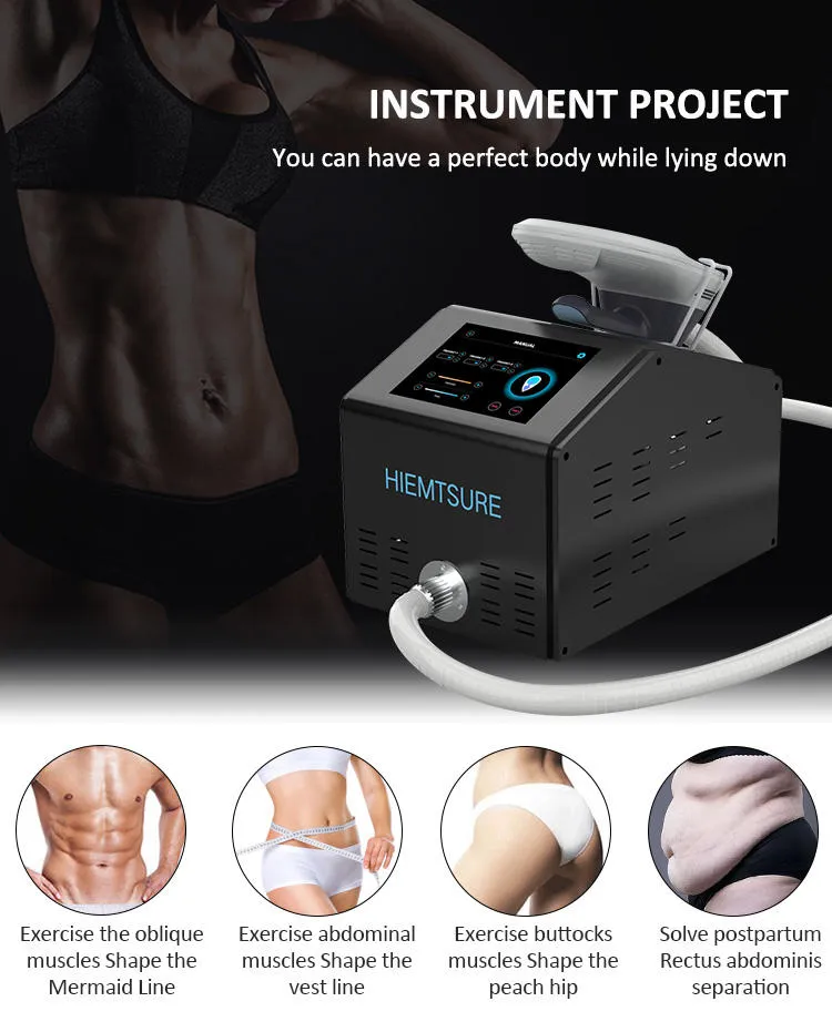 Desktop EMS HIEMTSURE Macchina dimagrante Body Shaper Mini Bruciare i grassi costruire muscoli Tecnologia energetica ad alta intensità 2023