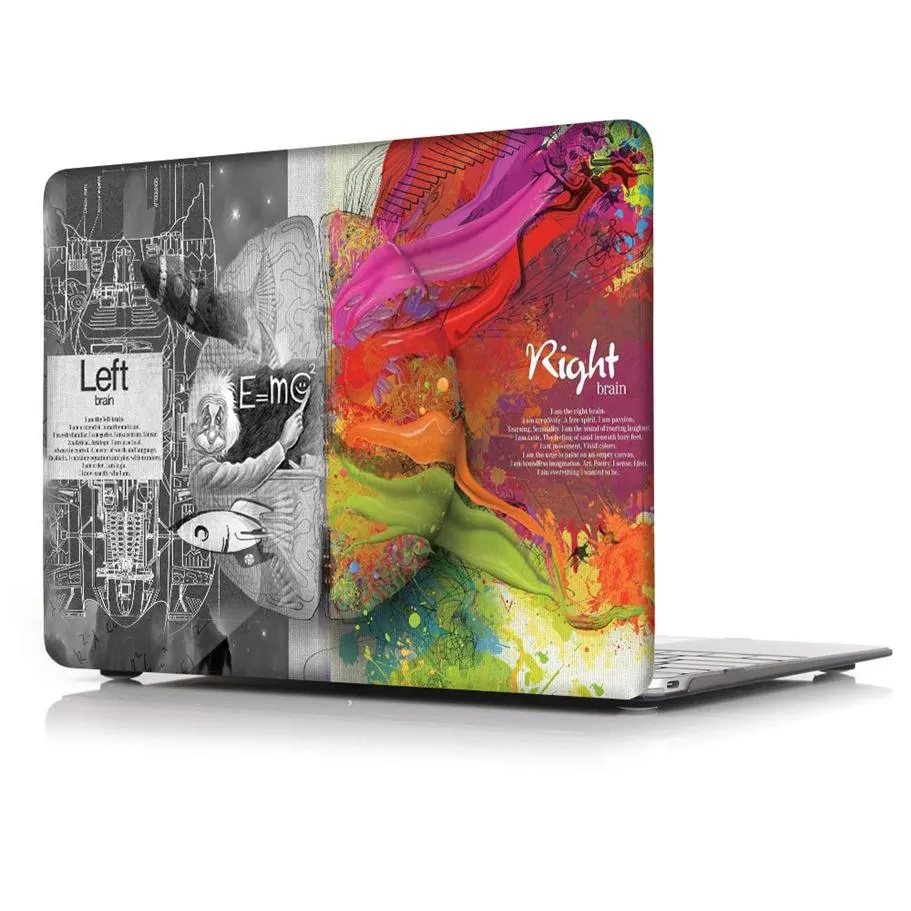 Case de peinture à l'huile Brain-4 pour Apple MacBook Air 11 13 Pro Retina 12 13 15 pouces tactile Bar 13 15 Couvercle d'ordinateur portable Shell2879
