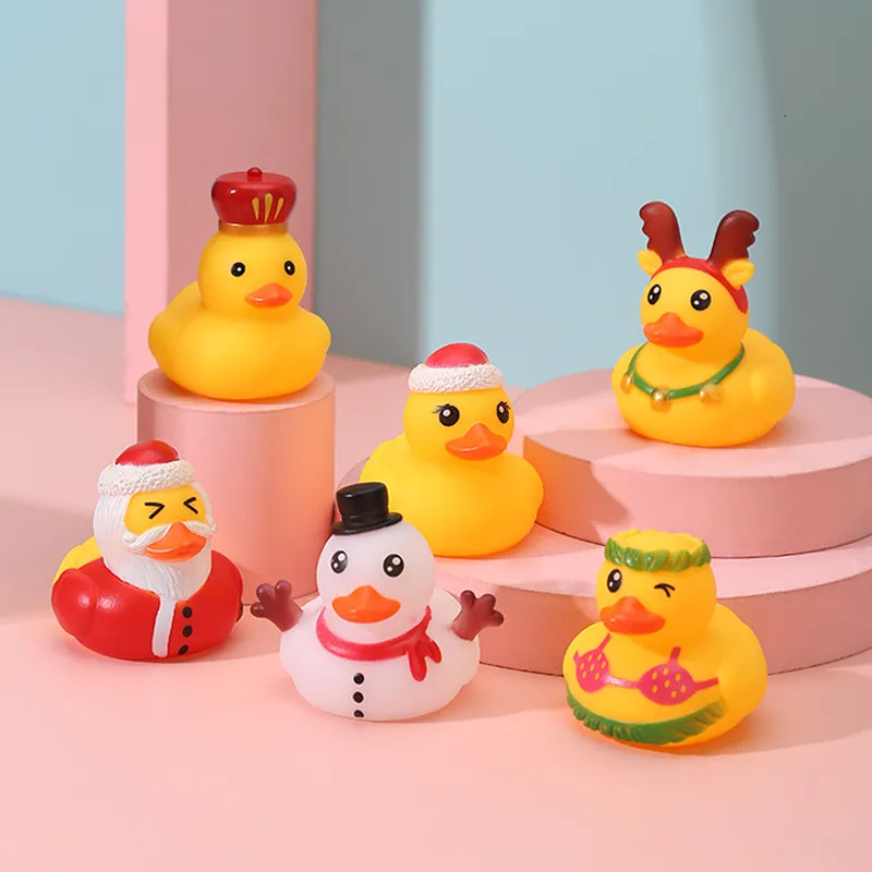 Pato De Goma Grande Flotante Para La Bañera – Juguete De Baño Que Hace Sonido, Ideal Para Bebés Y Regalos De Baby Shower