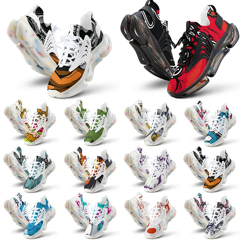 customs shoes mens womens runnings shoe DIYs blacks whites blue red orange mens customized outdoor sports sneaker trainer new