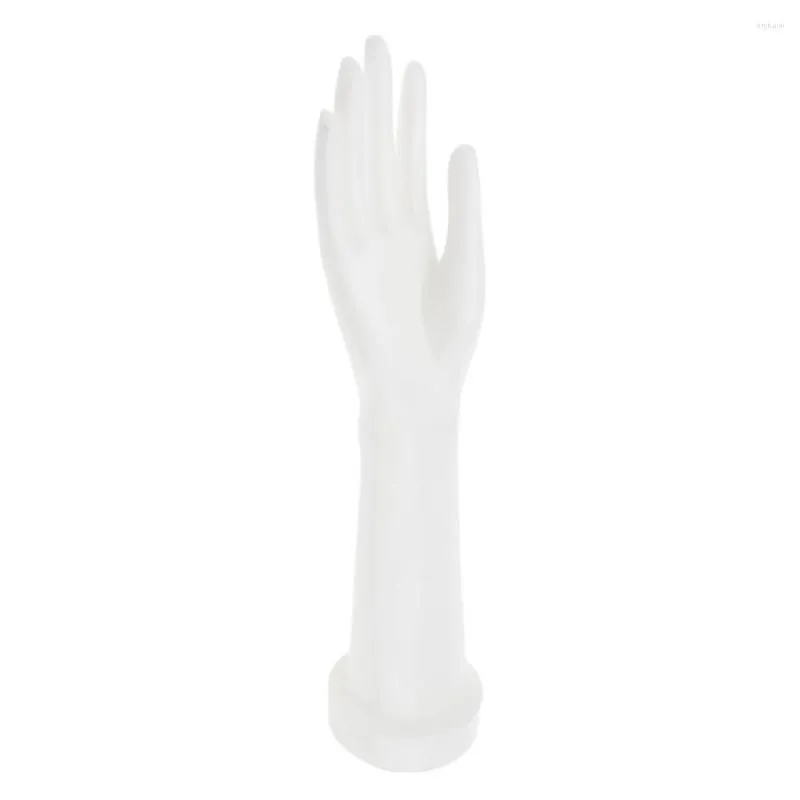 Jewelry Pouches Beautiful Mannequin Jewellery Standing Hand Model Display Necklace Holder