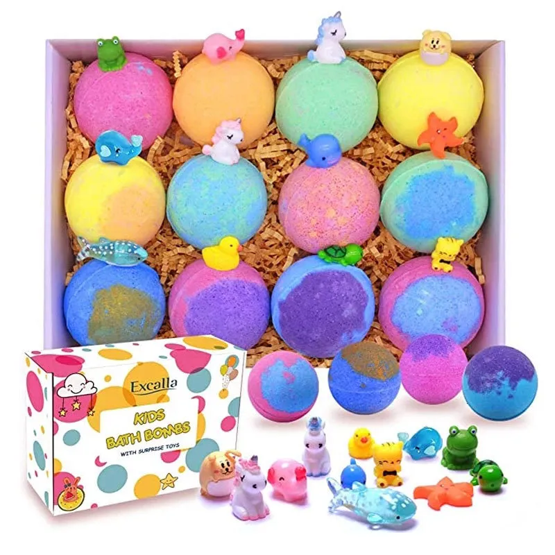 Bath Toys Bombs For Kids With Inside Surprise Bubble Fizzies Vegan