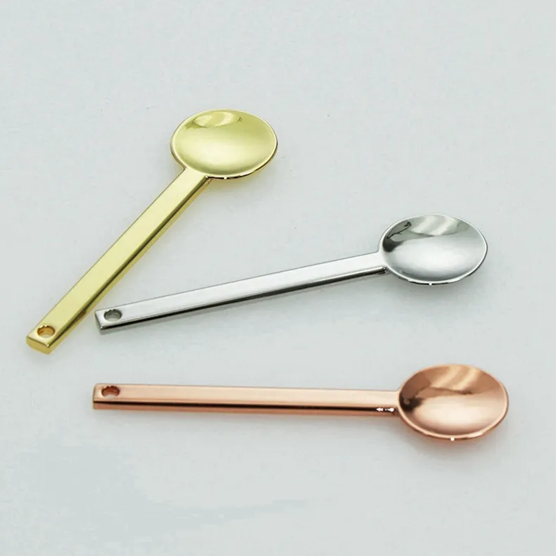 Latest Smoking Gold Silver Zinc Metal Portable Mini Snuff Snorter Sniffer Dry Herb Tobacco Oil Rigs Spoon Wax Shovel Dabber Scoop Hookah Bong Straw Tip Nails DHL