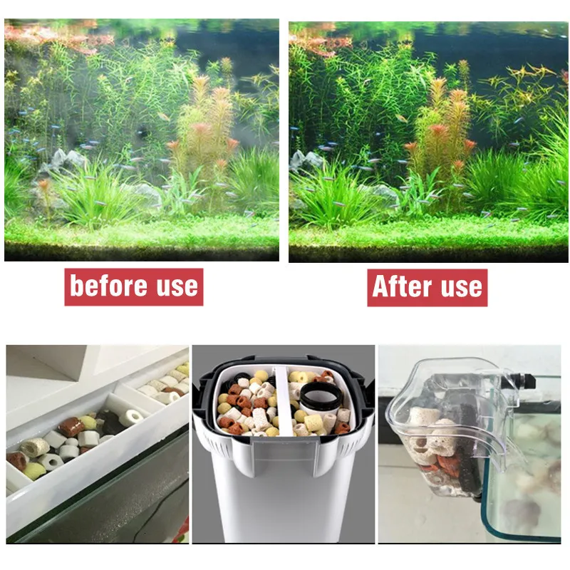 Aquarium-Filtermedien – Keramikringe Bio-Medien, 420 G Beutel, Für Sauberes Wasser & Stabile Werte