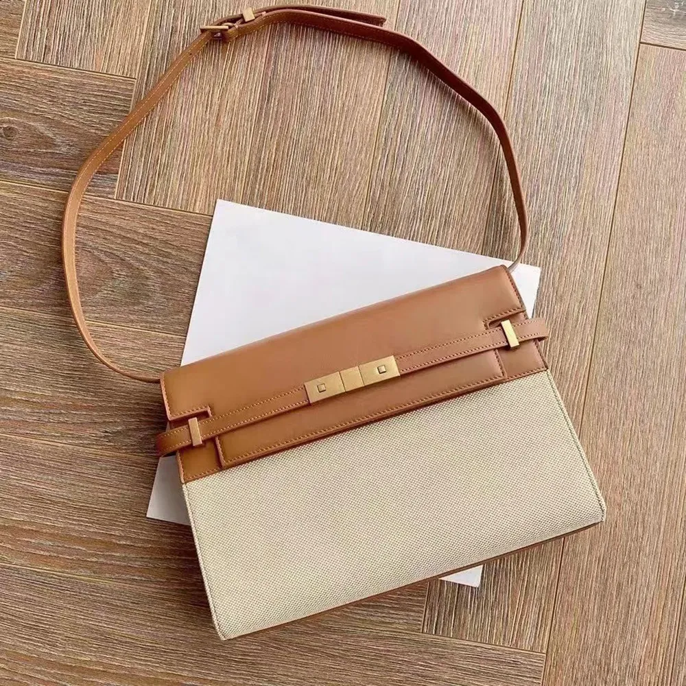 IVTG Bolso Bandolera De Cuero Genuino Para Hombres Y Mujeres Hecho A Mano Mochila Bandolera Bolso Bandolera Bolsa De Pecho, Marrón, Vintage