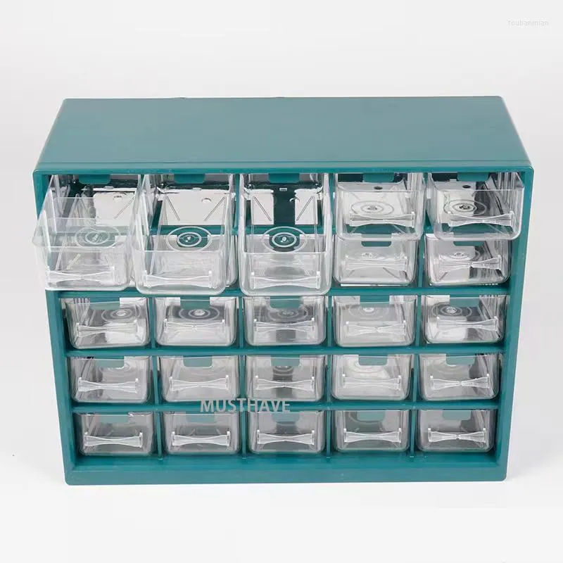 Storage Boxes Plastic Screw Organizer Box 25 Lattice Drawer Type Hardware  Wall Hanging Screw Parts Classification Component From Toubanmian, $34.12