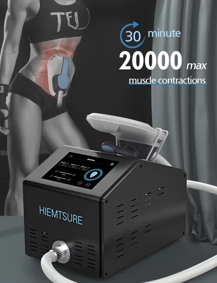 Machine d'entraînement musculaire pour sculpter et amincir, stimulateur musculaire électromagnétique portable EMSlim HIEMT tesla