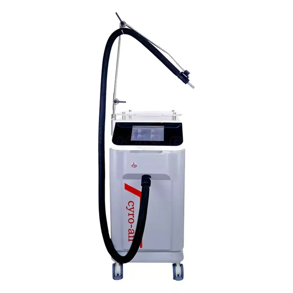 Neueste Niedertemperatur-Luftkältemaschine für die Laserbehandlung mit einem Luft-Hautkühlsystem von -40 Grad