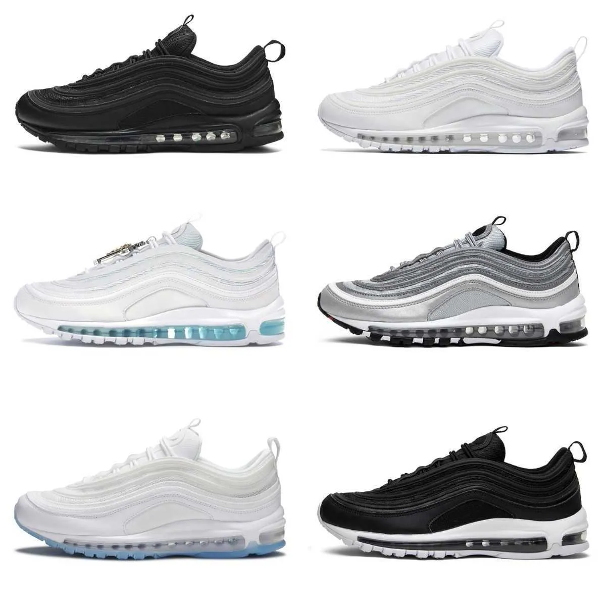 2023 Classic 97 Sean Wotherspoon 97s Mens Running Shoes Vapores Triple White Black Golf NRG Lucky And Good MSCHF X INRI Jesus Celestial Men Women Trainer Sneakers S9