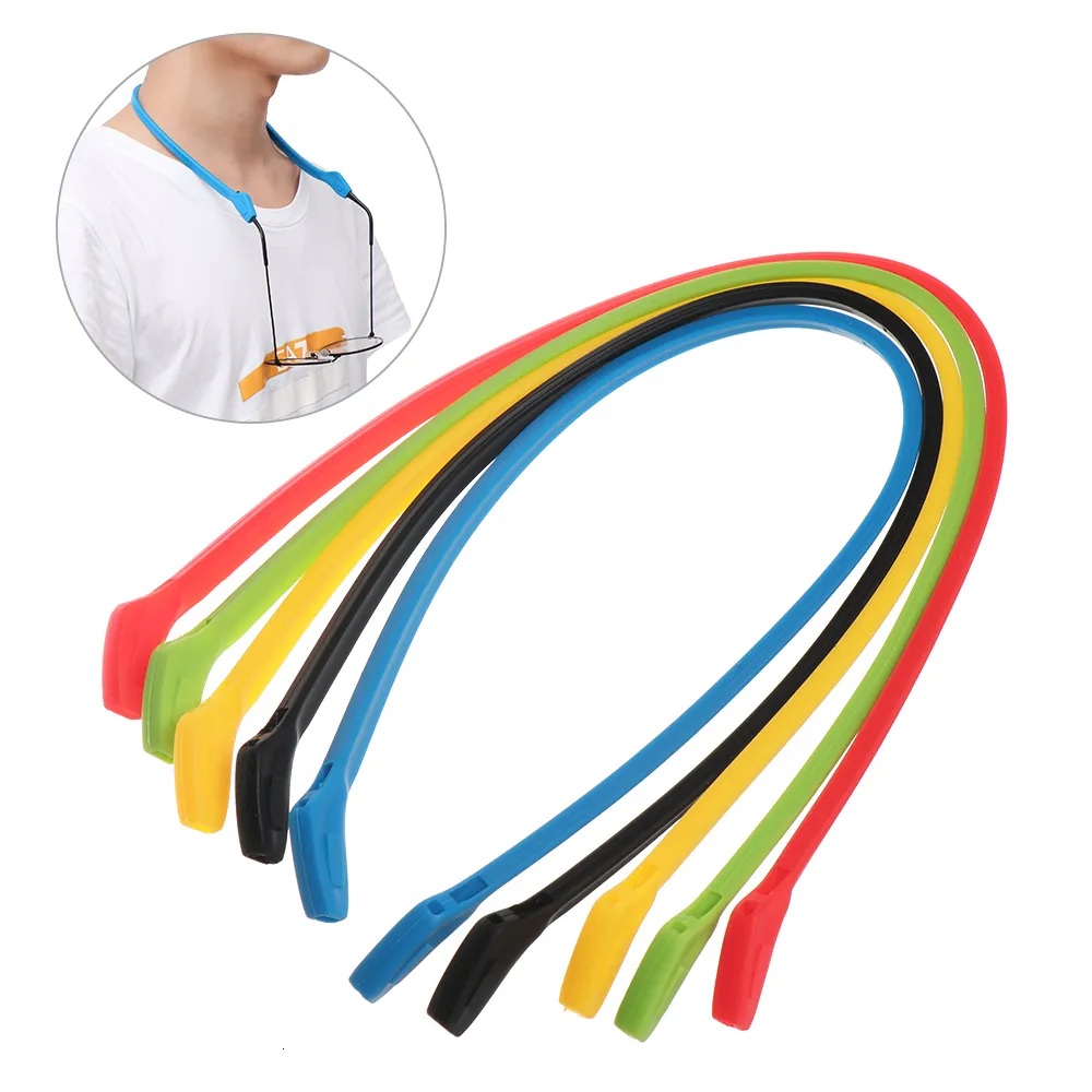 Brillenkettingen 1 stam siliconenglazen ketting sport duiken waterdichte riem sport zonnebril snoerhouder kinderen volwassen brillen accessoires 221119