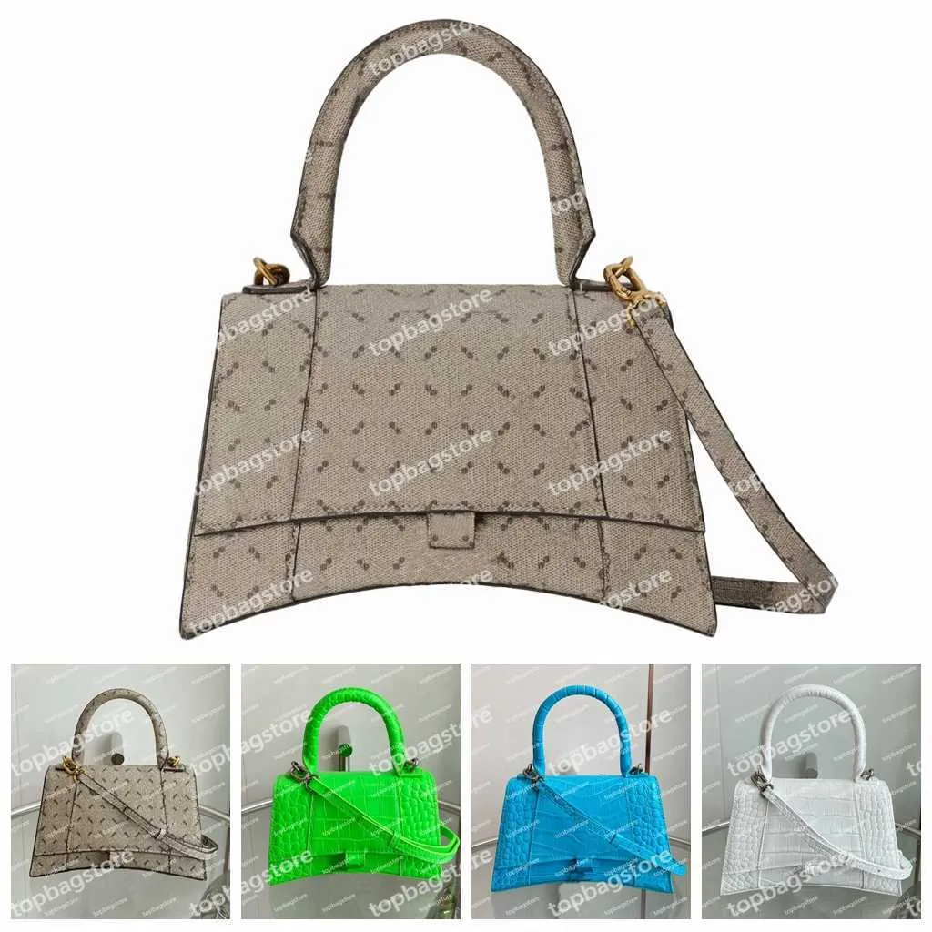Kum saati çantalar tasarımcı omuz çantası lüks çapraz çantalar deri kadın bayan bayanlar moda klasik vintage stil