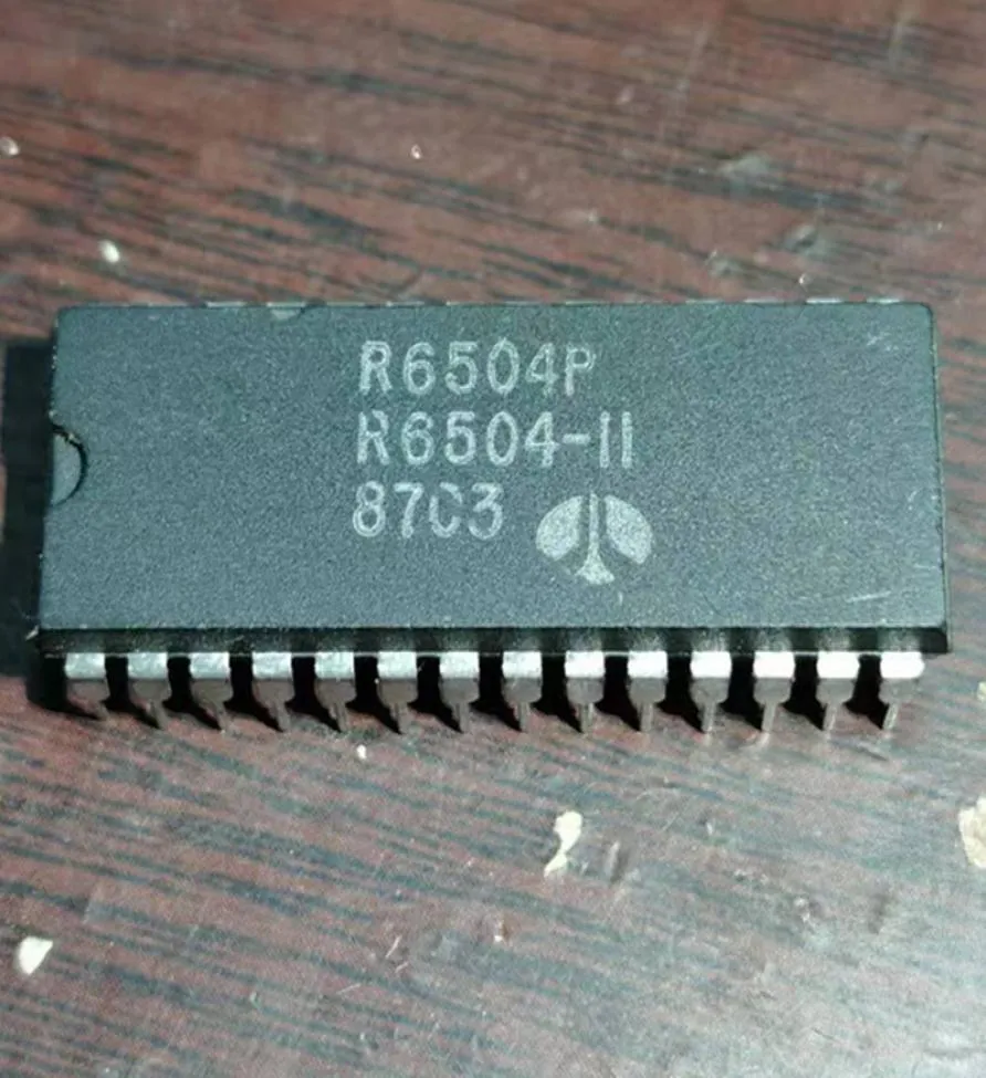 R6504P R6504AP R6504 6504B MOS6504B CHIPS CIRCUITO INTEGRADO PDIP28 CPU antiguo Vintage 8bit Procesador IC Dual2812260