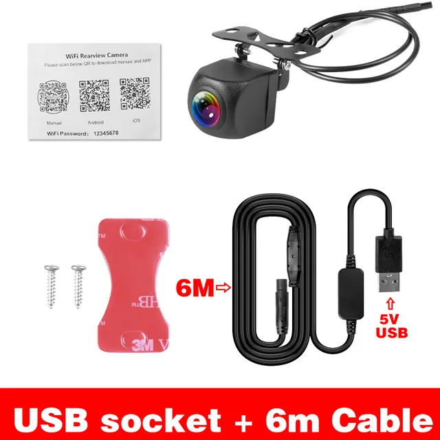 Kit Telecamera Retromarcia Wireless Con Monitor 7″ – 1080P IP67, Visione Notturna IR E Segnale Fino A 600ft - 2