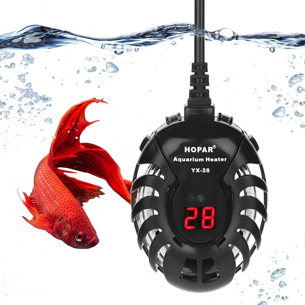 Riscaldatore Acquario 25W Con Termostato - Per Acquari 3-19 Litri, Vetro Di Quarzo, Sicuro, Con Ventosa