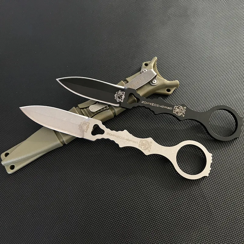 Liome 176 Sabit bıçak bıçağı açık hava kamp avı avcılık güvenlik savunma taktik düz bıçaklar cep sırt çantası edc alet