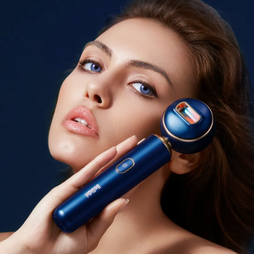 Dispositivi IPL Depilazione Epilatore laser a doppia luce pulsata Epilatore per la rimozione dei peli a casa per donne uomini con ringiovanimento della pelle