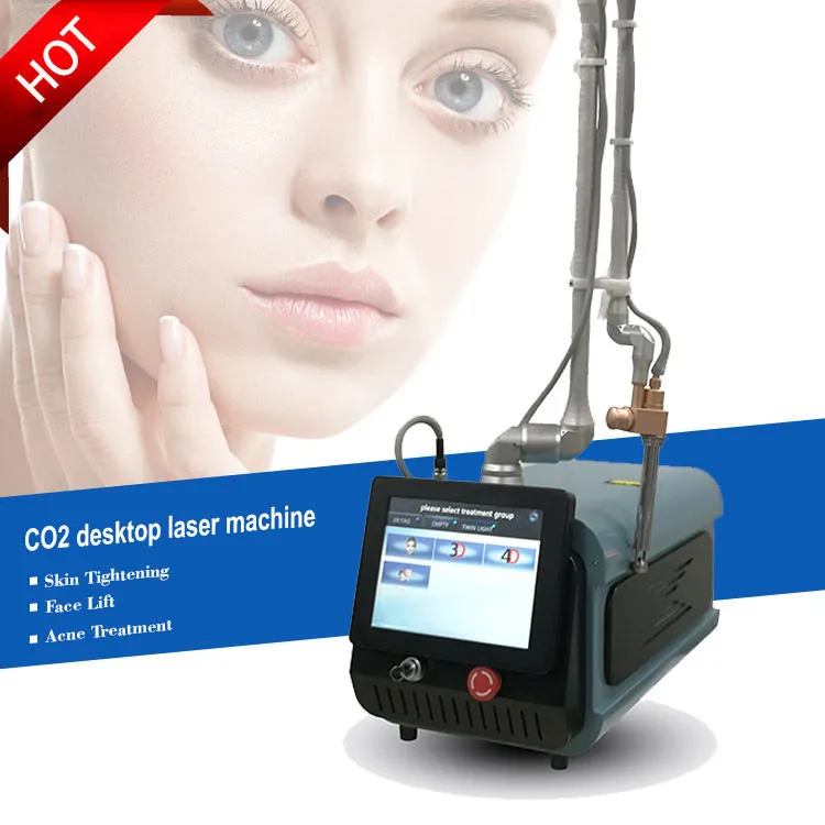 Tubo Laser Co2 Macchina per il rafforzamento della pelle personale per la rimozione frazionata delle lentiggini Trattamento della pelle del viso Co2