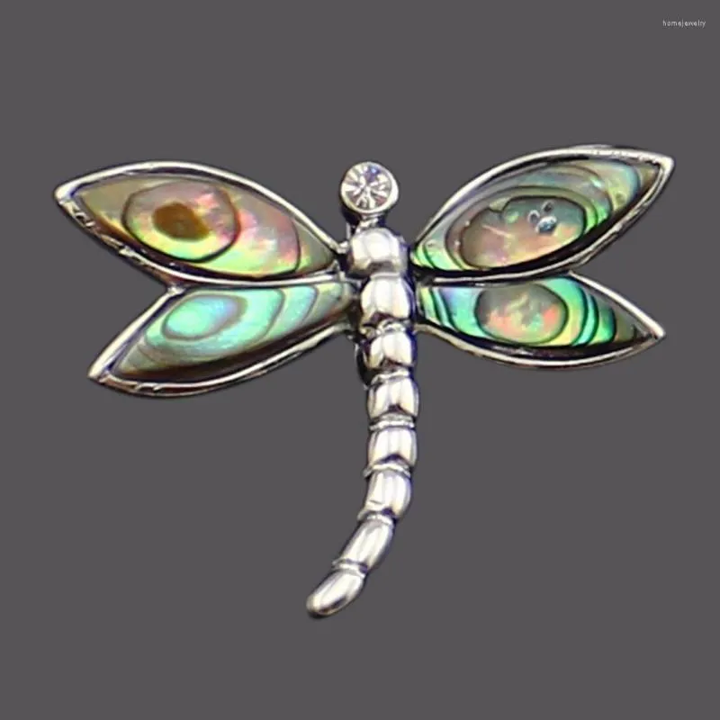 Collane a sospensione europea e americana Dragonfly Animal Mother of Pearl Abalone Shell Pendants Collana fai da te Fit Women Jewelry
