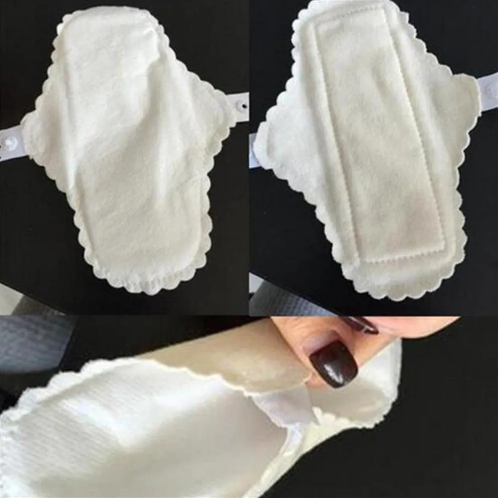 6 PCs lot fino reutilizável pano menstrual sanitária macio almofadas guardanapos laváveis ​​Fornecedores de calcinha à prova d'água feminino higiene feminino 295y