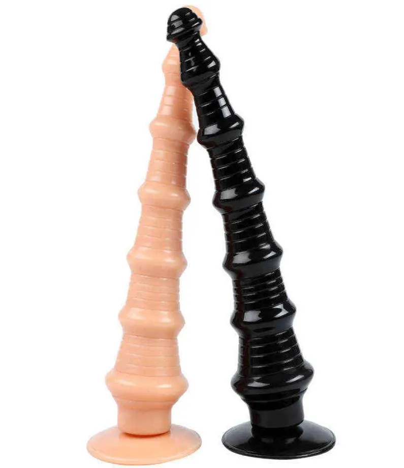 NXY 항문 장난감 섹스 토이 플러그 35cm 슈퍼 롱 딜도 여성용 남성 게이 항문 성인 1217을위한 거대한 실리콘 엉덩이 플러그
