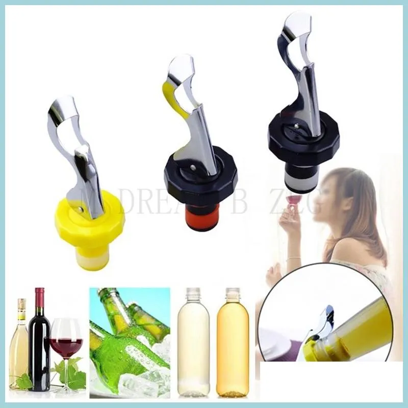 Andere barproducten Vacu￼mstopper Champagne Red Wine Fles verzegelde Saver behouden versheid Sile opener Bar Tools Drop levering 2021 H DHN2D