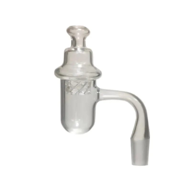Quartz Banger Spinning Cyclone Carb Cap Terp Slurper, 14mm Male 90