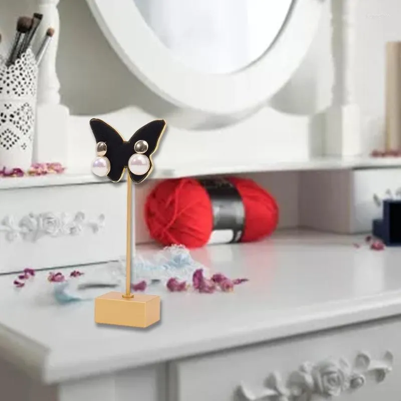 Schmuckbeutel Metall Schmetterling Ohrringe Ständer Halter Regal Display Rack Halterung Ohrring Organizer für Frau Mädchen Geschenke Pografie