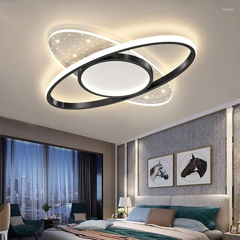 Projekt żyrandoli Nowoczesny żyrandol sufitowy LED na studia sypialni w salonie