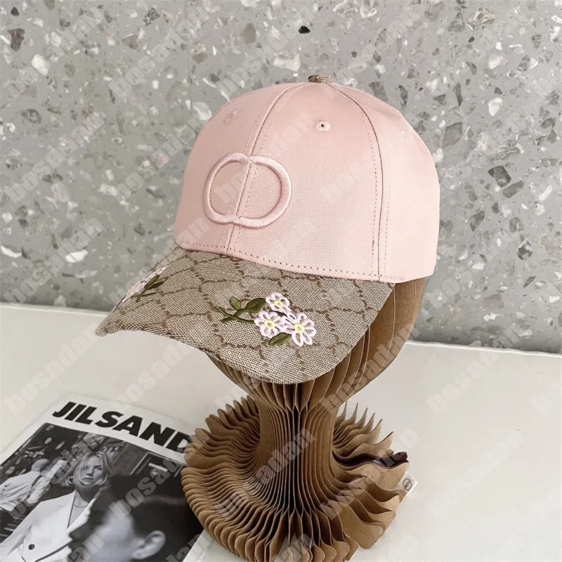 Gorra de béisbol de diseñador para hombre Sombrero de cubo de moda de lujo para mujer Sombreros de sol ajustados ajustables Gorras de bola de letras clásicas Gorras de bordado de alta calidad