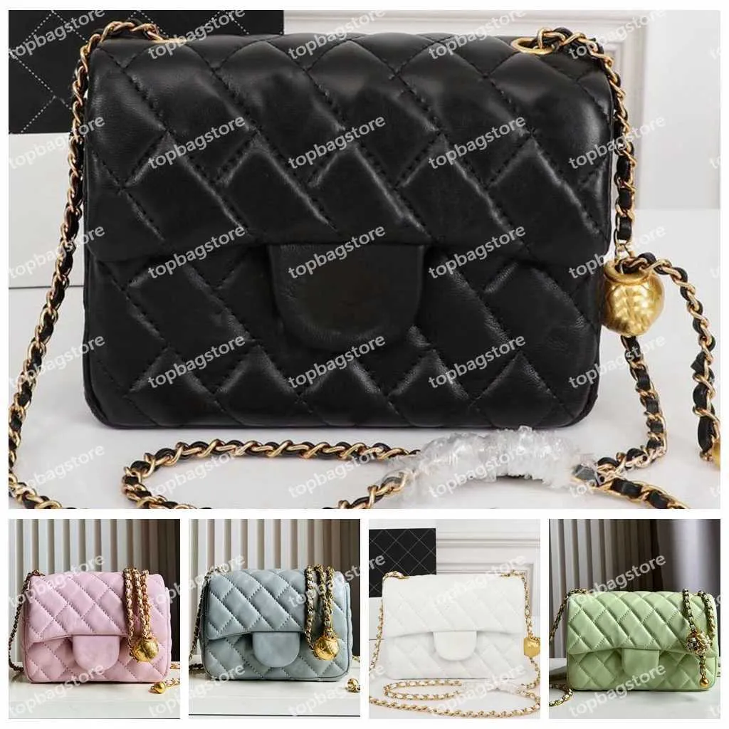 Bolsas com aba Bolsas de ombro de grife Bolsa de couro corrente de pele de carneiro Corpo cruzado Crossbody Correntes clássicas Bolsa de moda feminina feminina