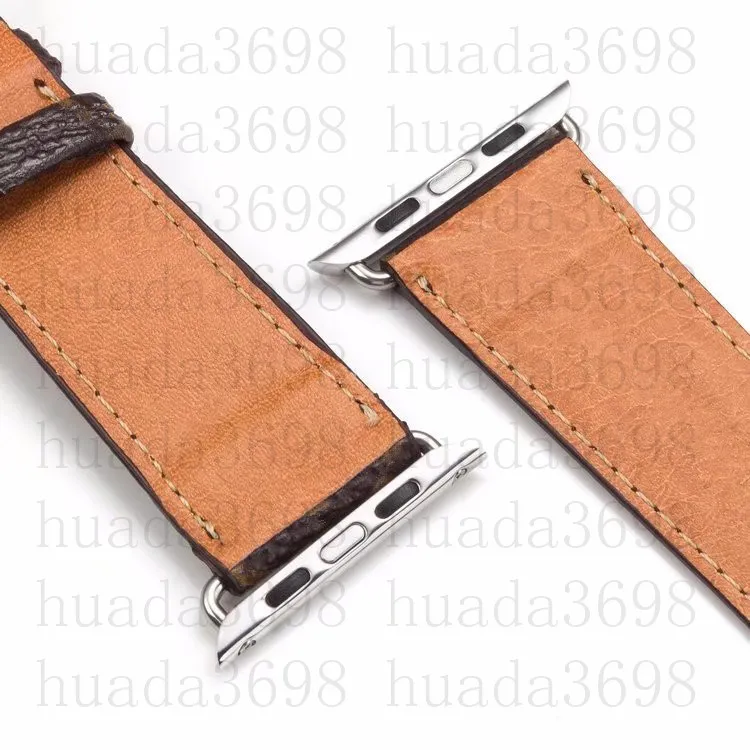 Para Apple Watchbands Watch Band Bands Wristband Watchband Top Designer Correa de lujo Regalo Pulsera de cuero Fashion Print Stripes 42Mm 38Mm 40Mm 44Mm Iwatch 3 4 5 Se 6 7